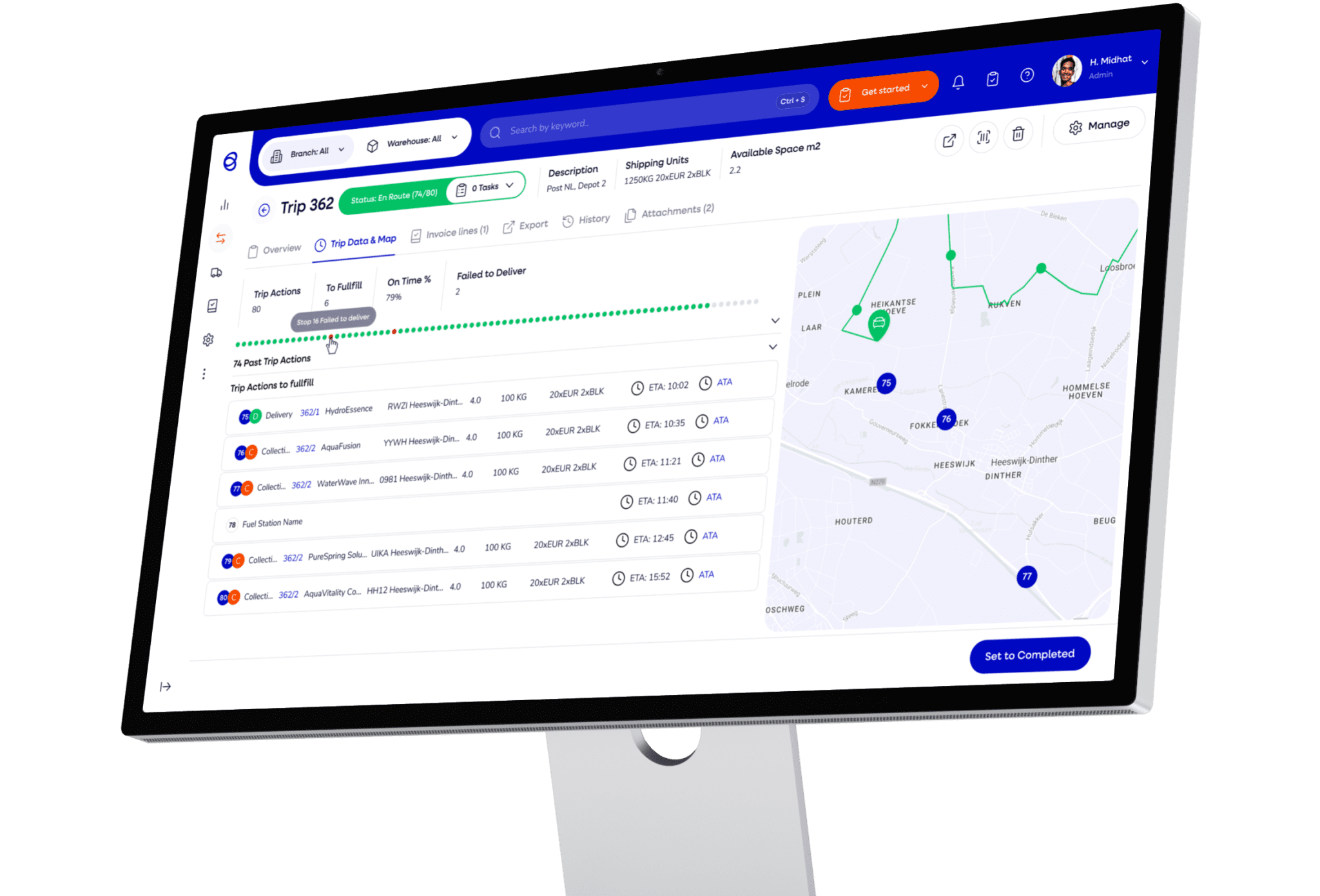 SaaS platform restructuring TMS WMS