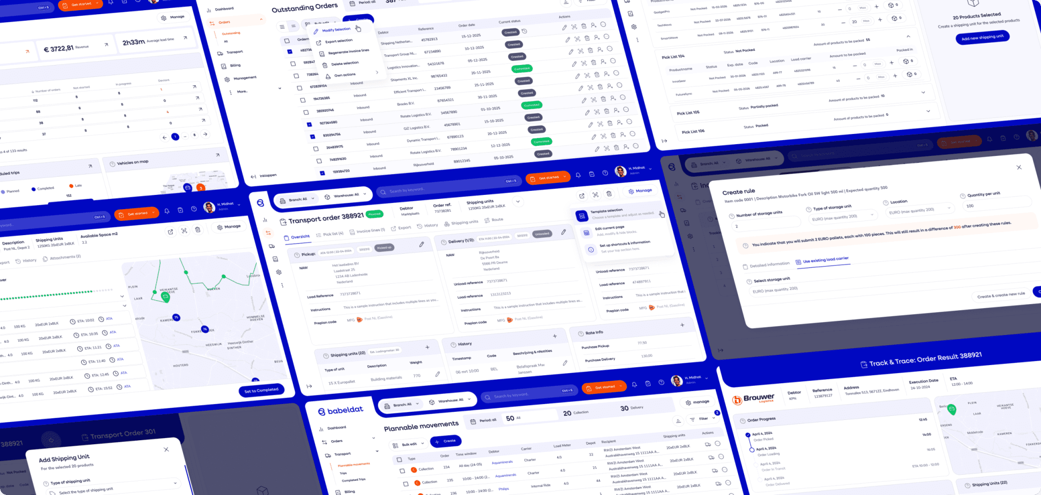 Babeldat SaaS platform interface