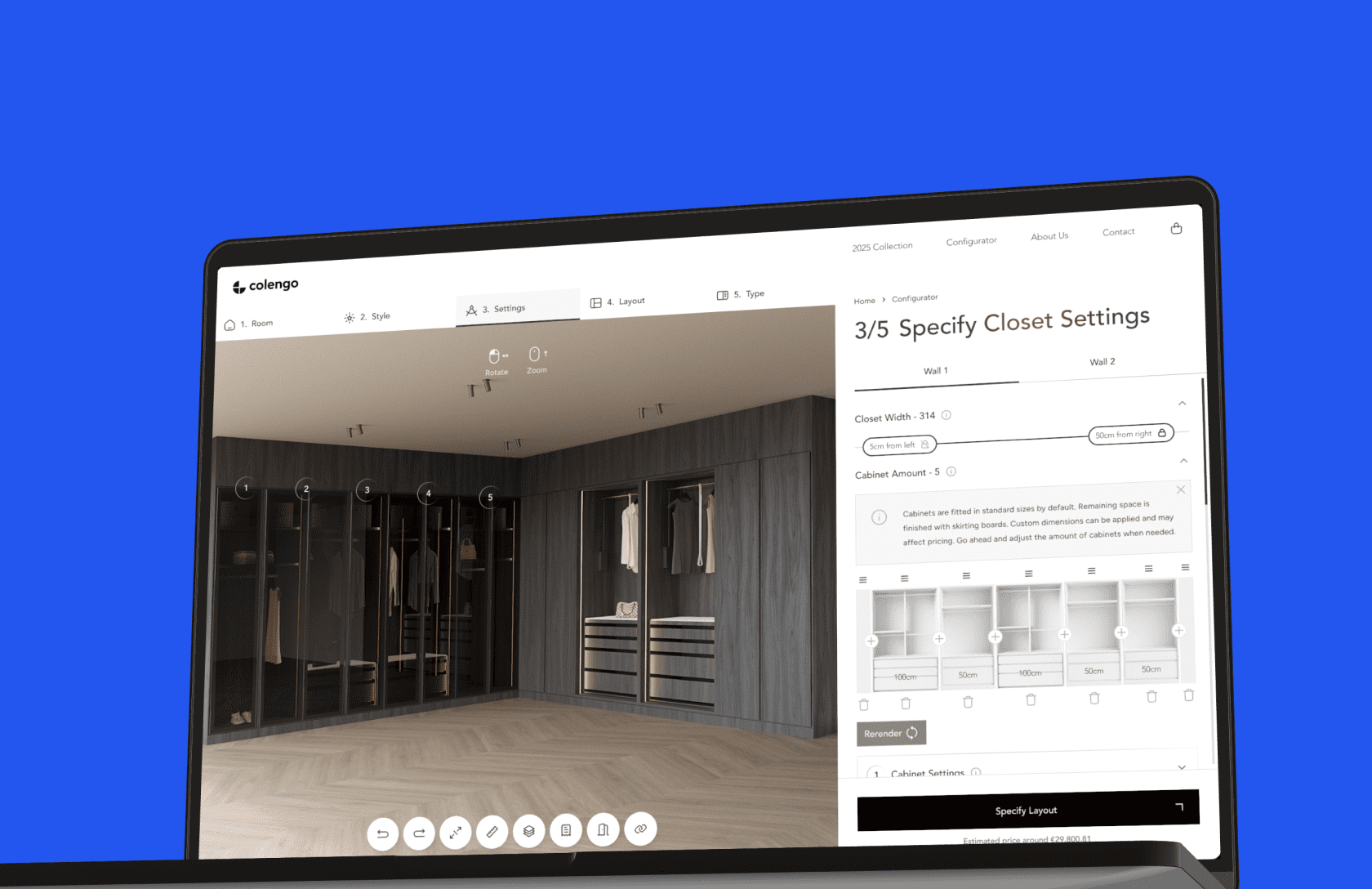 e-commerce product configurator UX