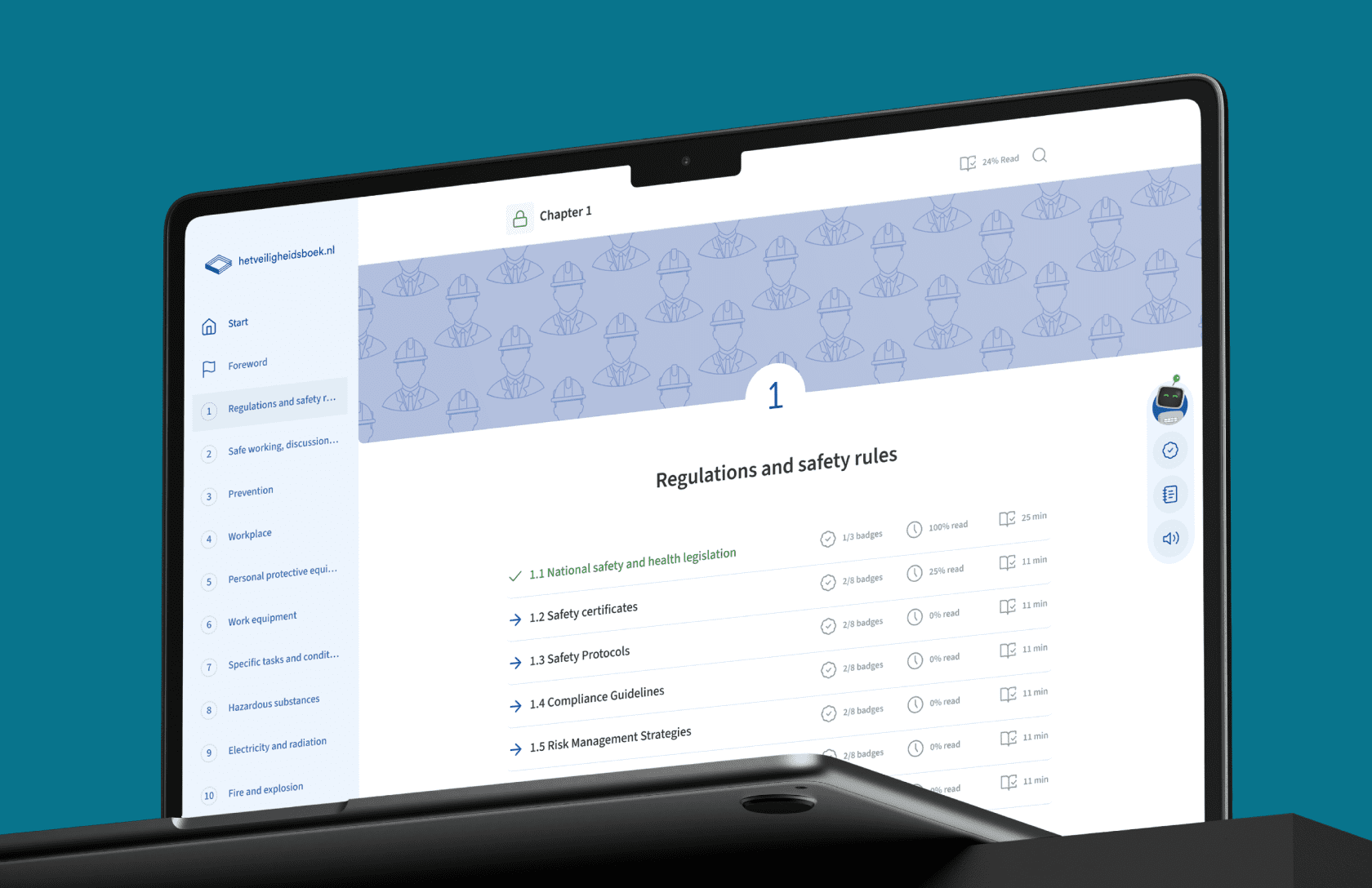 digital learning platform interface
